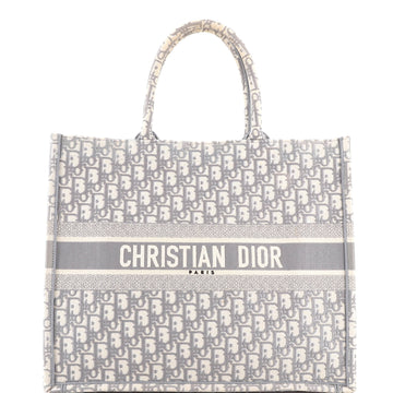 Christian Dior Book Tote Oblique Canvas Large