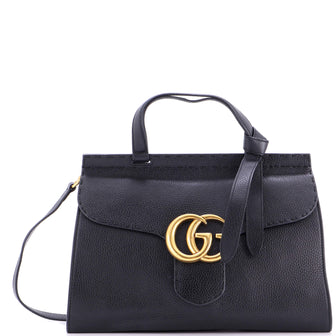 Gucci GG Marmont Top Handle Bag Leather Small