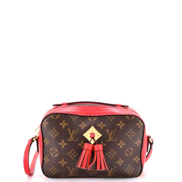 Louis Vuitton Saintonge Handbag Monogram Canvas with Leather