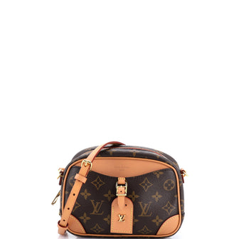 Louis Vuitton Deauville Handbag Monogram Canvas Mini