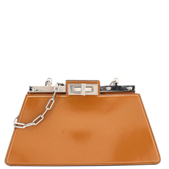 Fendi Peekaboo Cut Bag Leather Medium