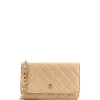 Chanel Wallet on Chain Quilted Caviar