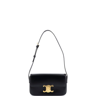 Celine Triomphe East-West Shoulder Bag Smooth Calfskin