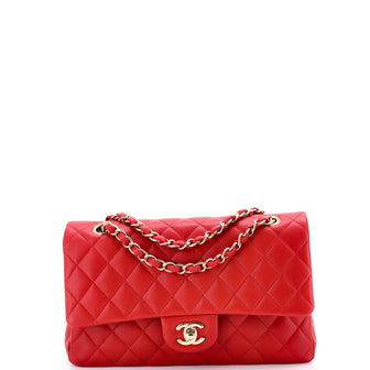 Chanel Classic Double Flap Bag Quilted Lambskin Medium