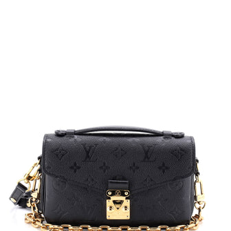 Louis Vuitton Pochette Metis Monogram Empreinte Leather East West