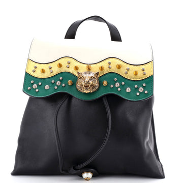Gucci Animalier Malin Backpack Studded Leather Medium