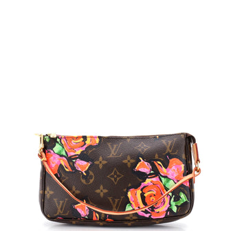 Louis Vuitton Pochette Accessoires Limited Edition Monogram Roses