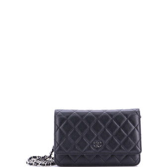 Chanel Wallet on Chain Quilted Caviar