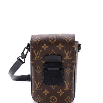 Louis Vuitton S Lock Vertical Wearable Wallet Macassar Monogram Canvas