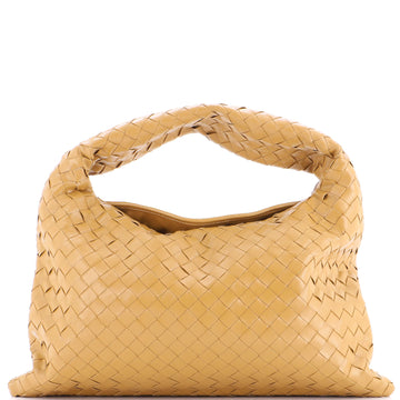 Bottega Veneta Hop Hobo Intrecciato Leather Small