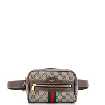Gucci Ophidia Belt Bag GG Coated Canvas Small