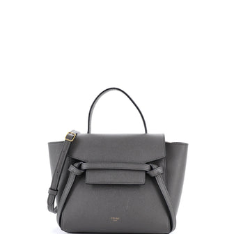 Celine Belt Bag Textured Leather Nano