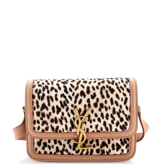 Saint Laurent Solferino Bag Printed Calf Hair and Leather Small