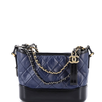 Chanel Gabrielle Hobo Quilted Aged Calfskin Small
