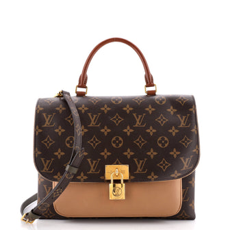Louis Vuitton Marignan Handbag Monogram Canvas with Leather