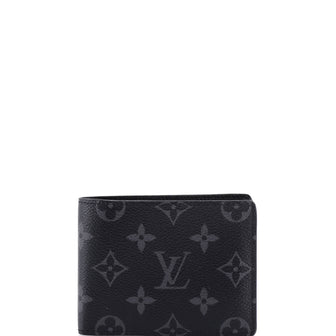 Louis Vuitton Slender Wallet Monogram Eclipse Canvas