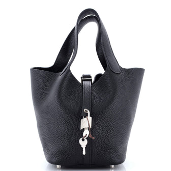 Hermes Picotin Lock Bag Clemence PM