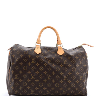 Louis Vuitton Speedy Handbag Monogram Canvas 40