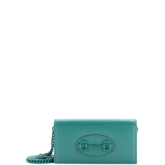 Gucci Horsebit 1955 Chain Wallet Leather