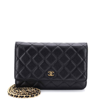 Chanel Wallet on Chain Quilted Caviar