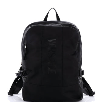 Versace La Greca Logo Backpack Nylon Medium