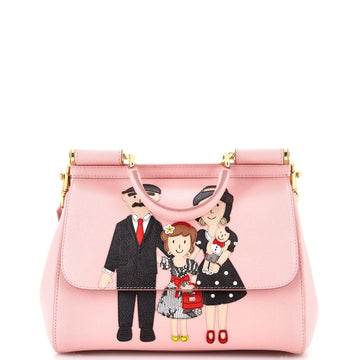 Dolce & Gabbana Family Miss Sicily Bag Patchwork Leather Medium