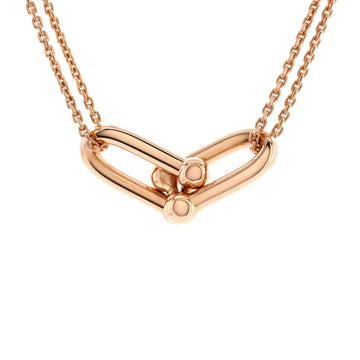 Tiffany & Co. HardWear Double Link Pendant Necklace 18K Rose Gold
