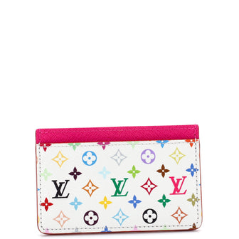 Louis Vuitton x Takashi Murakami Card Holder Monogram Multicolor with Leather