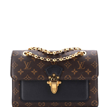 Louis Vuitton Victoire Handbag Monogram Canvas and Leather