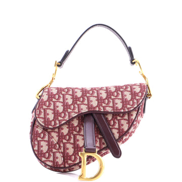Christian Dior Saddle Handbag Oblique Canvas Mini