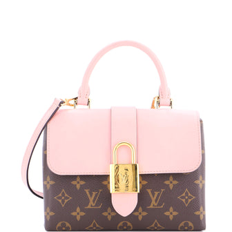 Louis Vuitton Locky Handbag Monogram Canvas with Leather BB