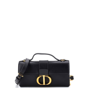 Christian Dior 30 Montaigne Chain Flap Bag Leather East West