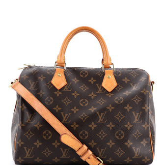 Louis Vuitton Speedy Bandouliere Bag Monogram Canvas 30