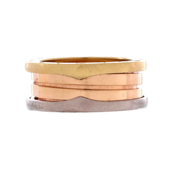 Bvlgari B.Zero1 Three Band Ring 18K Tricolor Gold