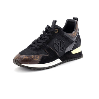 Louis Vuitton Women's Run Away Sneakers Mesh with Monogram Canvas and Suede