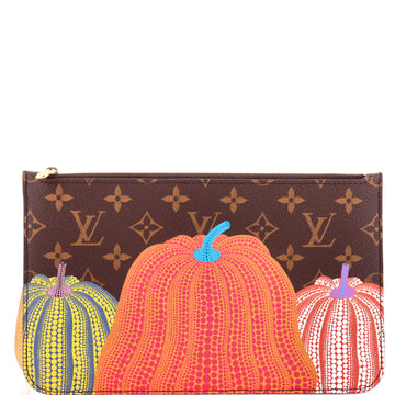 Louis Vuitton Neverfull Pochette Yayoi Kusama Pumpkins Monogram Canvas Large