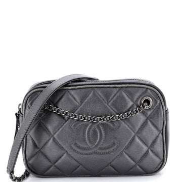 Chanel Ballerine Camera Case Bag Quilted Calfskin Small