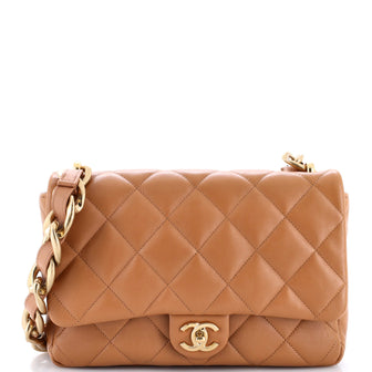 Chanel Funky Town Flap Bag Quilted Lambskin Large
