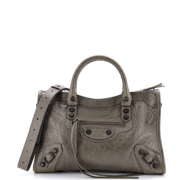 Balenciaga City Classic Studs Bag Leather Small