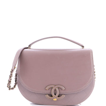 Chanel Coco Curve Flap Messenger Calfskin and Quilted Goatskin Medium