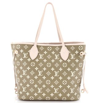 Louis Vuitton Neverfull NM Tote Spring in the City Monogram Empreinte Leather MM