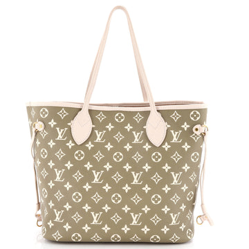 Louis Vuitton Neverfull NM Tote Spring in the City Monogram Empreinte Leather MM