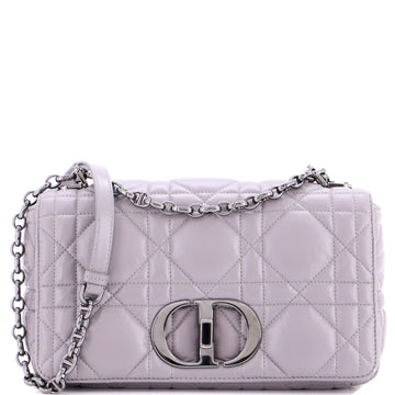 Christian Dior Caro Bag Macrocannage Quilt Calfskin Medium