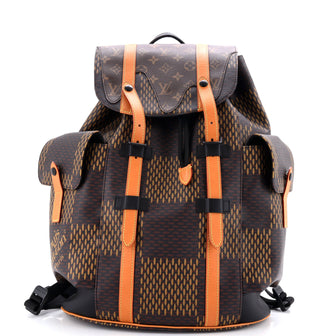 Louis Vuitton Nigo Christopher Backpack Limited Edition Giant Damier and Monogram Canvas PM