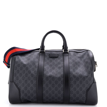 Gucci Convertible Duffle Bag GG Coated Canvas Medium