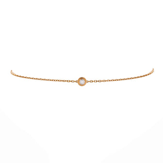 Cartier D'Amour Bracelet 18K Yellow Gold with Diamond XS