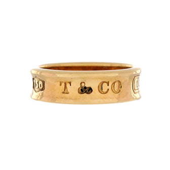 Tiffany & Co. 1837 Band Ring 18K Yellow Gold Medium