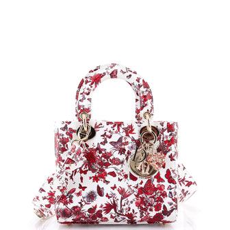 Christian Dior My ABCDior Lady Dior Bag Printed Leather Small