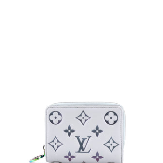 Louis Vuitton Coussin Lou Wallet LV Ski Monogram Embossed Lambskin