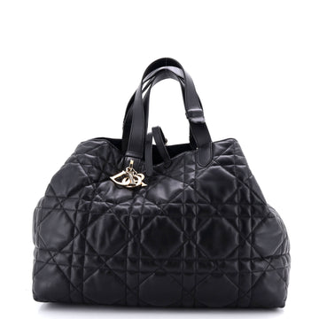 Christian Dior Toujours Tote Bag Macrocannage Quilt Calfskin Large